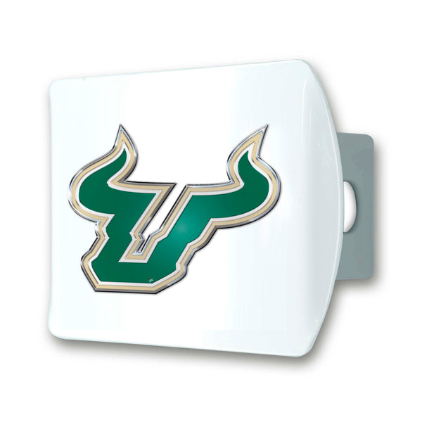 University of South Florida Color on White Hitch Cover