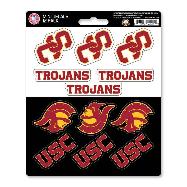 University of Southern Califor Mini Decal 12-pk