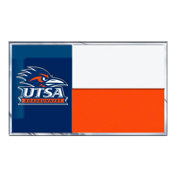 University Of Texas At San Ant Embossed State Flag Emblem