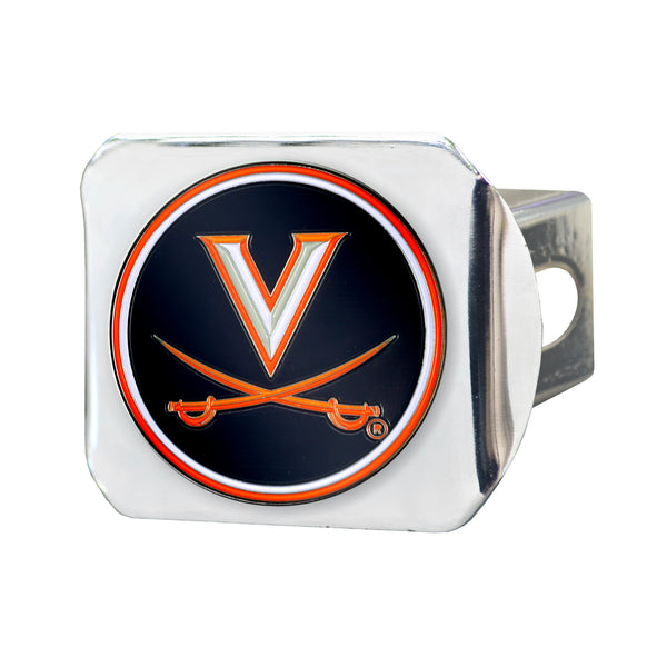 University Of Virginia Color On Chrome Hitch Cover