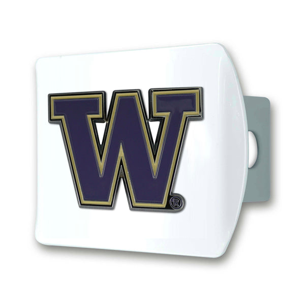 University Of Washington Color On White Hitch Cover