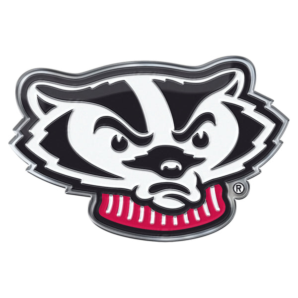 University of Wisconsin Embossed Color Emblem2