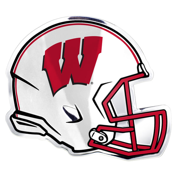 University of Wisconsin Embossed Helmet Emblem