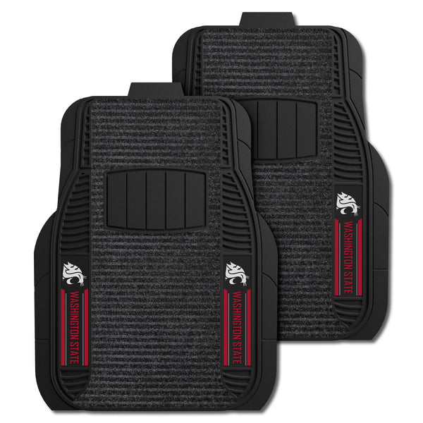 Washington State University 2-pc Deluxe Car Mat Set