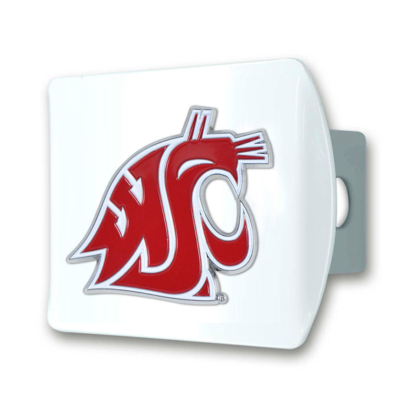 Washington State University Color On White Hitch Cover