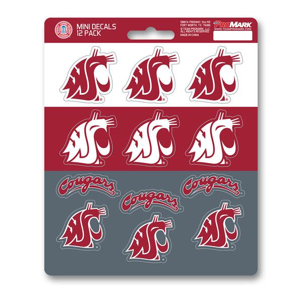Washington State University Mini Decal 12-pk