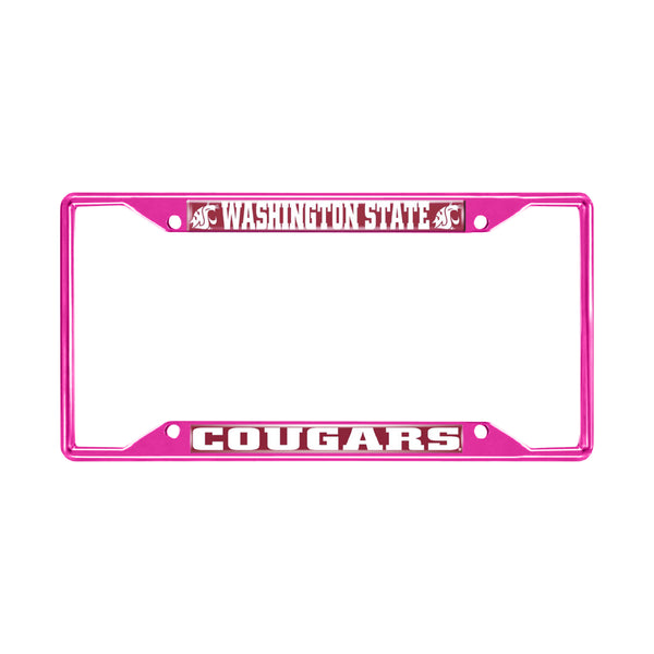 Washington State University-Pink License Plate Frame