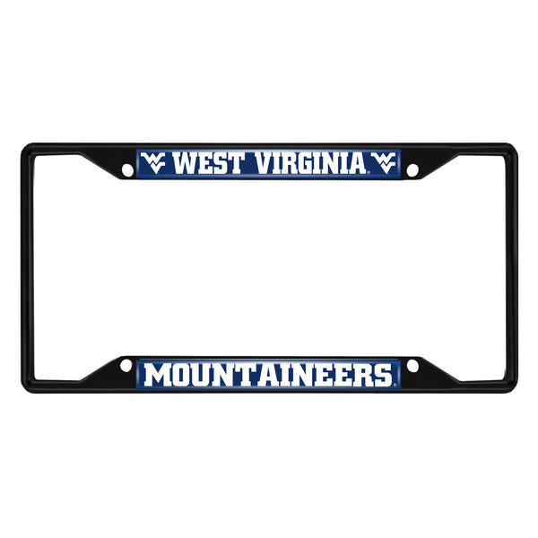 West Virginia University Black License Plate Frame