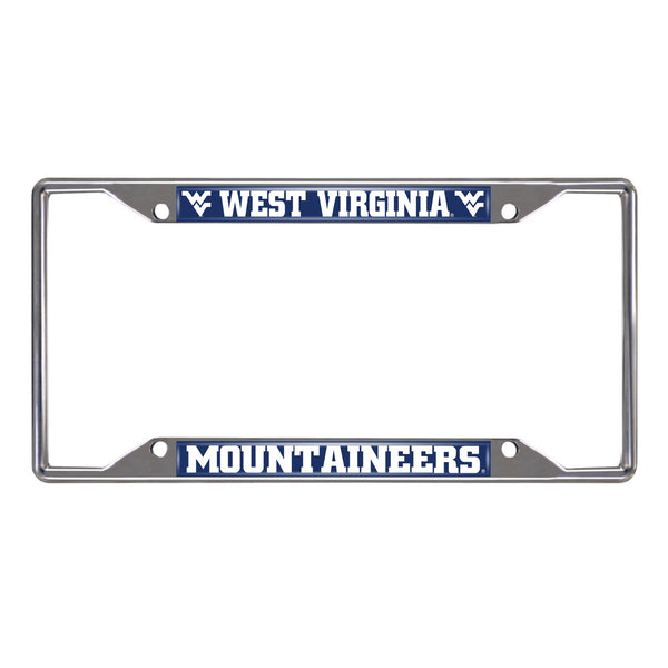 West Virginia University Chrome License Plate Frame