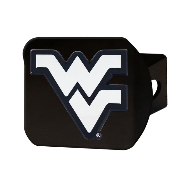West Virginia University Chrome On Black Hitch Cover