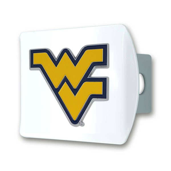 West Virginia University Color On White Hitch Cover