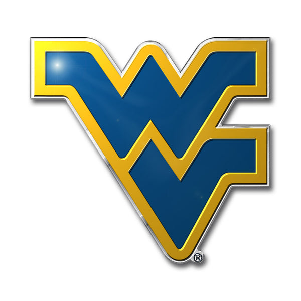 West Virginia University Embossed Color Emblem