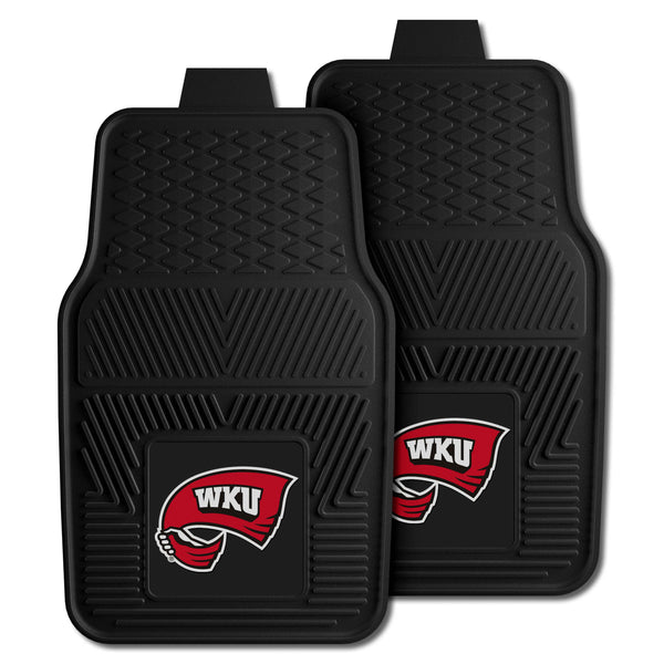 Western Kentucky University 2-pc Vinyl Car Mat Set