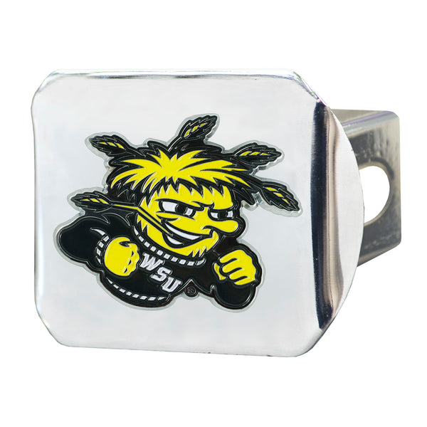 Wichita State University Color on Chrome Hitch Cover